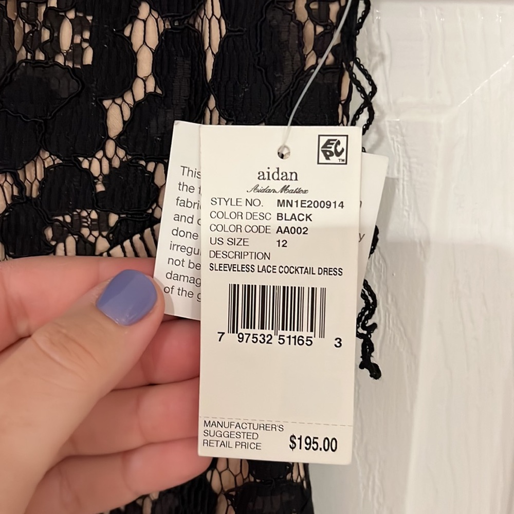 Lace Cocktail Dress - new with tags Size 12 - Picture 4 of 8